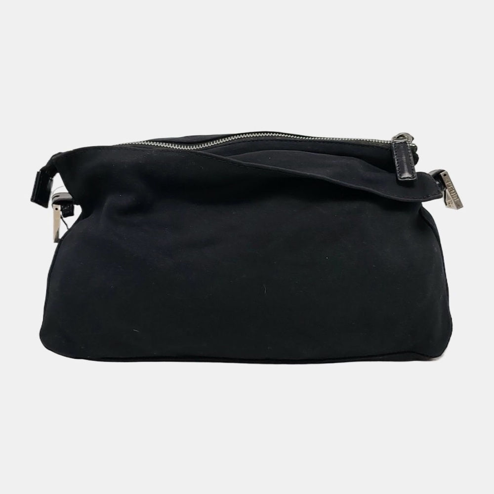 Fendi Neoprene Baguette Shoulder Bag Black Vintage - Picture 4 of 8